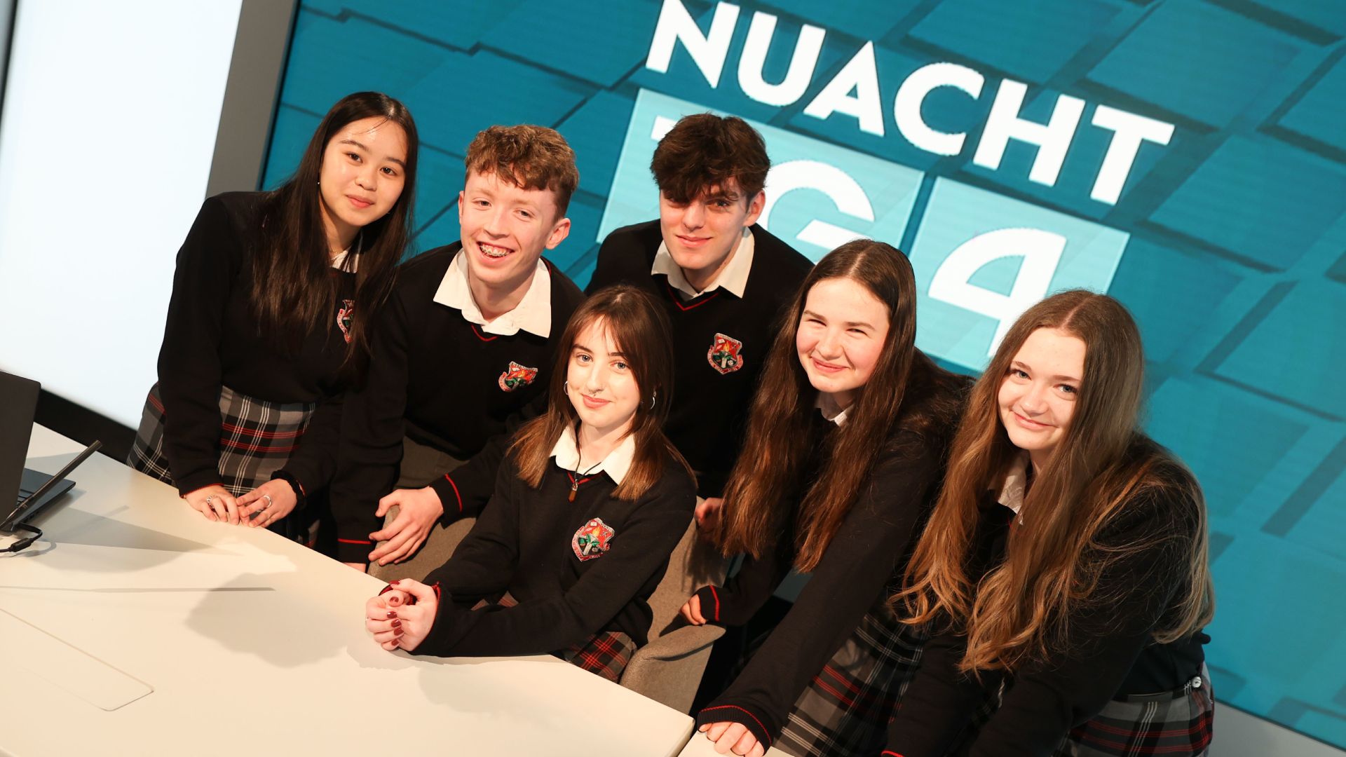 The Pitch 2023 Prize Day - Kildare Town Community School visits TG4