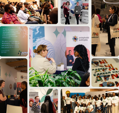 A photo collage of images from the APNI Career Day Event
